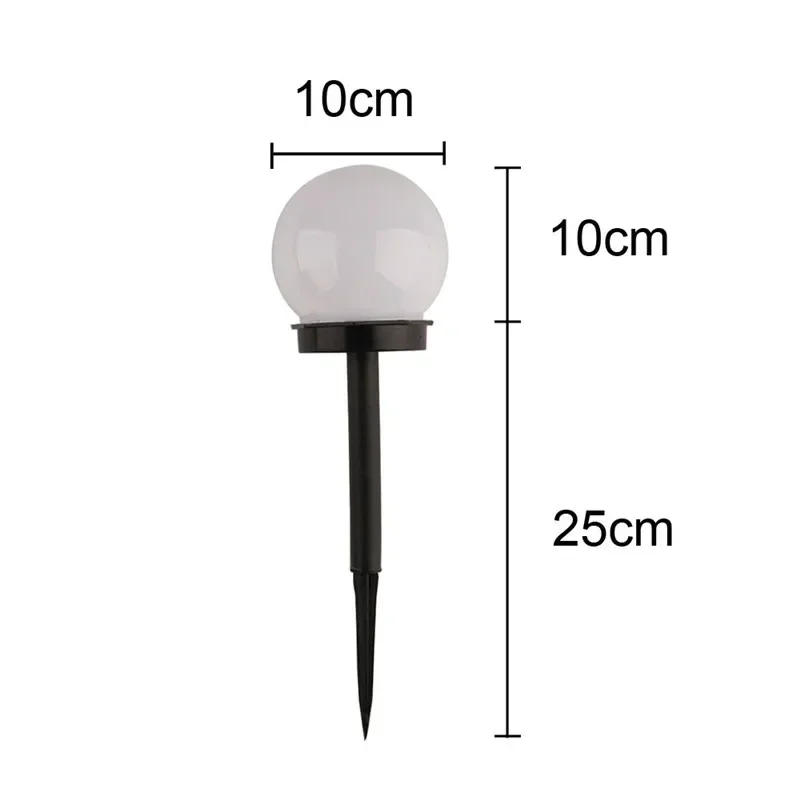 Description Picture 5 of item1/3 PCS Solar Powered LED Bulb Lamp Energy Light Waterproof Outdoor Garden Light Street Solar Panel Ball Lights Lawn Yard Lamp