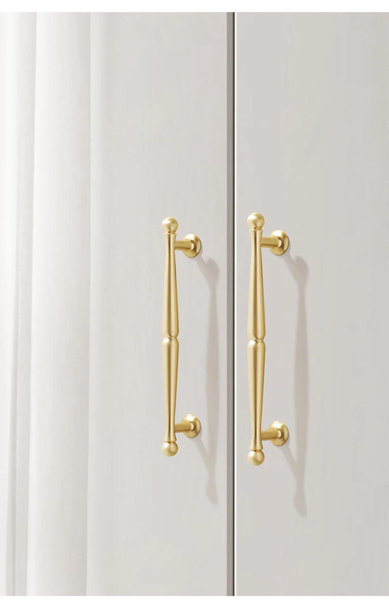 Description Picture 4 of itemAOBT Modern Zinc Alloy Black Gold Kitchen Cabinet Closet Handles and Knobs Drawer Handles Wardrobe Door Pulls Furniture Hardware