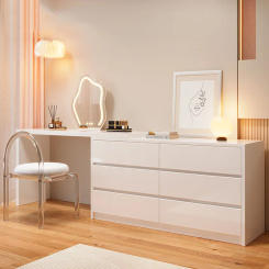 Mirror Lights Dressing Table Organizers Storage Multifunctional Dressing Table Decoration Accessories Coiffeuse Furnitures