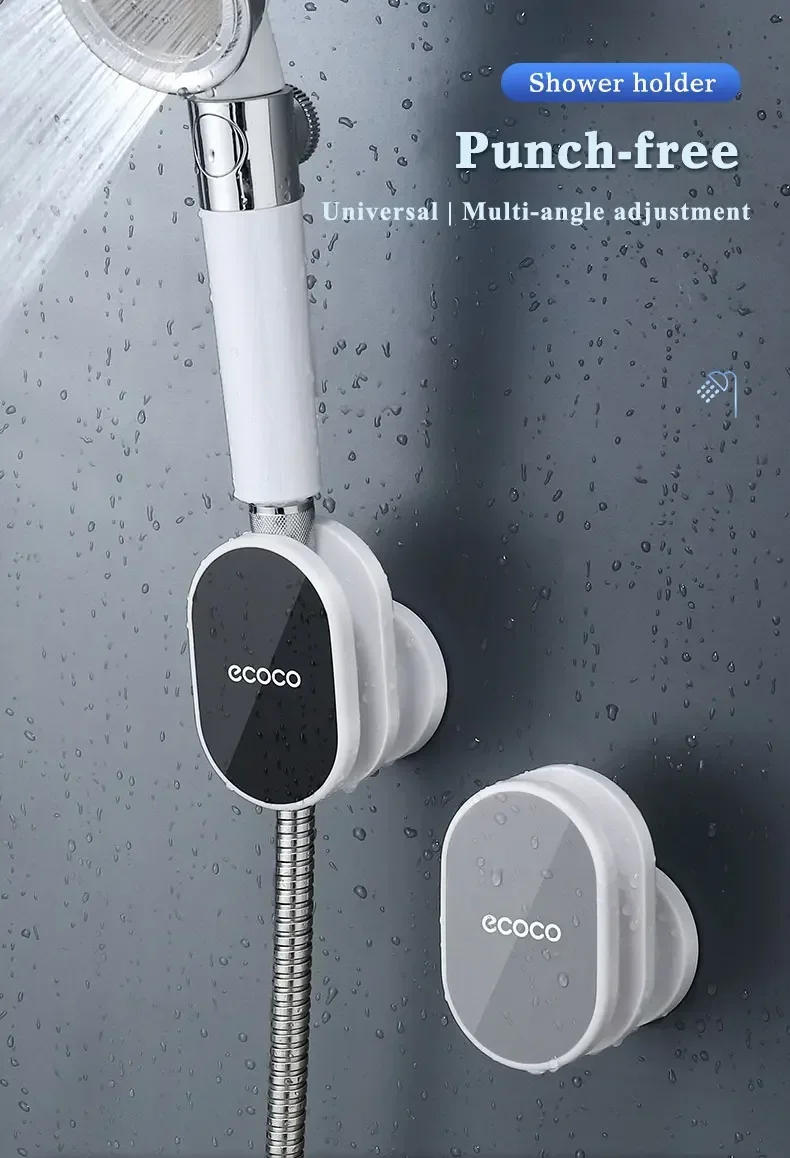 Description Picture 2 of itemShower Head Holder Wall-mounted Shower Bracket Faucet Stand Toilet Faucet Hanging Holder Bathroom Accessories Rotatable Bracket