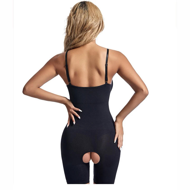 Description Picture 6 of itemSeamless Bodysuit Compression Open Crotch Shapewear Women Push Up belly tightening Corset Slimming Butt Lifter Full Body Shaper