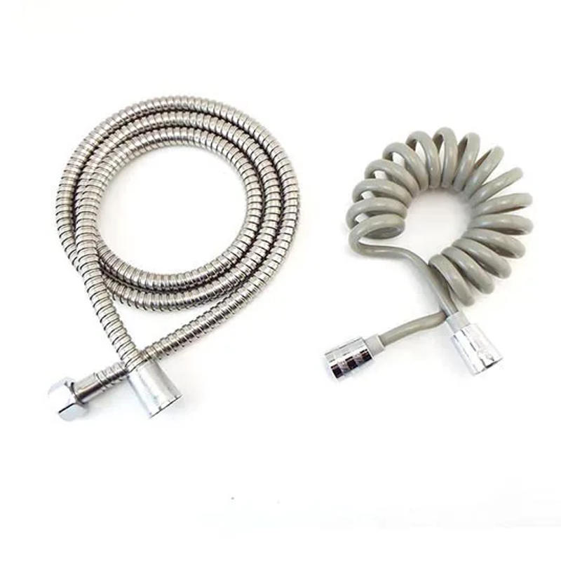 Description Picture 2 of itemprotable white grey Toilet Sprayer shower head plastic self clean Handheld Bathroom wash Bidet Faucet Spray water hose holder