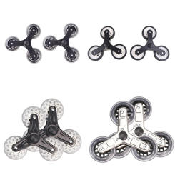 Shopping Cart Stair Climbing for Triangles Wheel Sliding Rollers Replacement Casters Three-wheel Stair Climbing Pulley