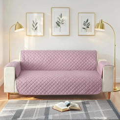 Waterproof Sofa Cover 1/2/3/4 Seater Non Slip Couch Covers For Pets Kids Sofa Protector Cover With Elastic Strap Home Decor Gray