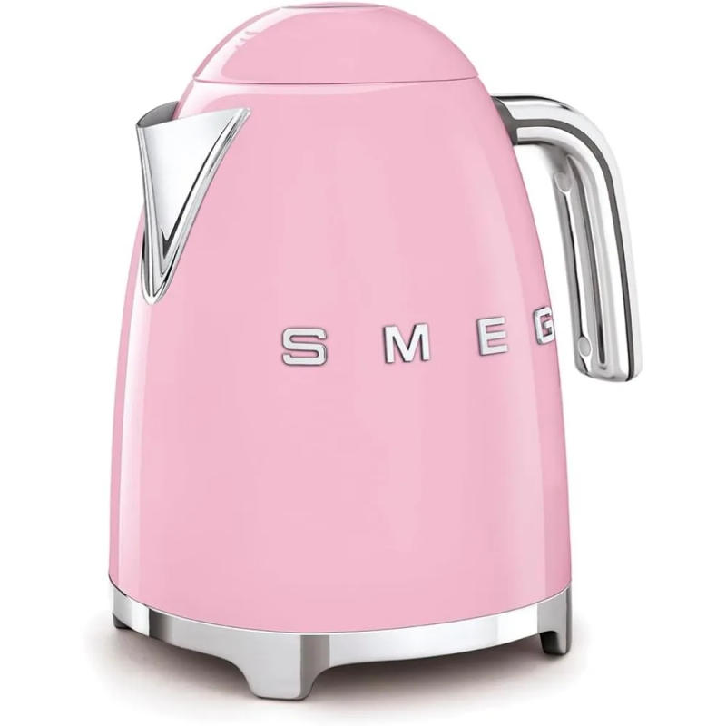 Description Picture 4 of itemRetro Style Electric Water Kettle with Automatic Shutoff, Removable Base, and Water Indicator, Pink