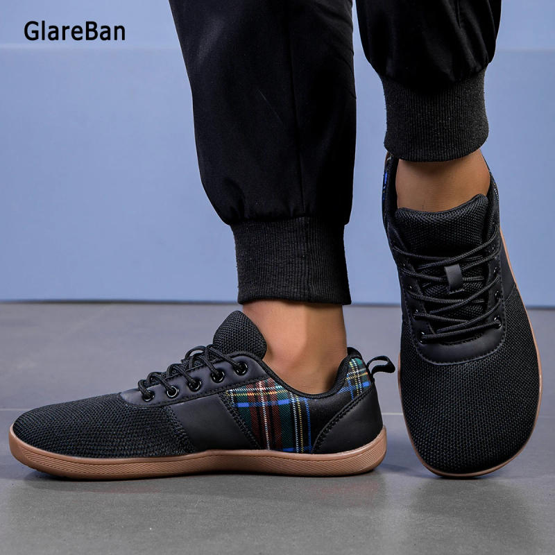 Description Picture 2 of item36-47 Big Size Men's Black Shoes Male Wide Toe Comfortable Men Athletic Sneakers Walking Sports Casual Deals New Brand