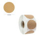 empty brown round