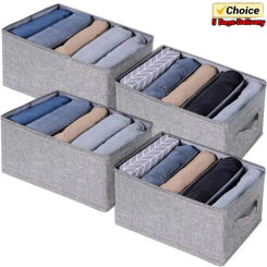 Closets Clothes Organizer Pants Jeans Storage Box Cabinet Organizer Drawers Underwear Socks T-Shirt Wardrobe Storage Organizers