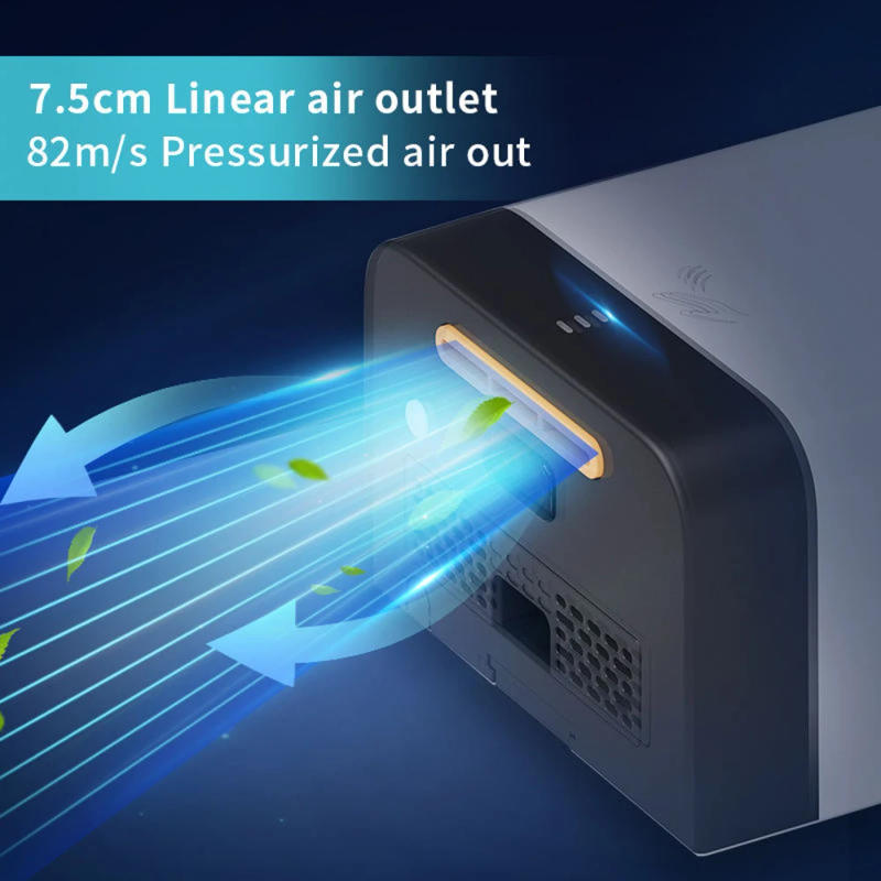 Description Picture 6 of itemAIKE Automatic Wall Hand Dryers Portable Mini Hand Dryer Washroom Drying Hands 10-15s Quick Drying 900W 110V or 220V AK2822