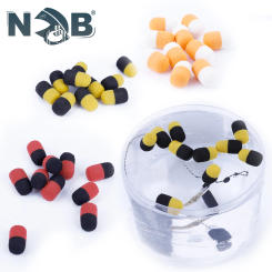 NGB 10pcs/pack Float Boilies Carp Fishing Accessories Buoyancy Fishing Bait for Carp Hair Rig Method Feeder Floating Boilies