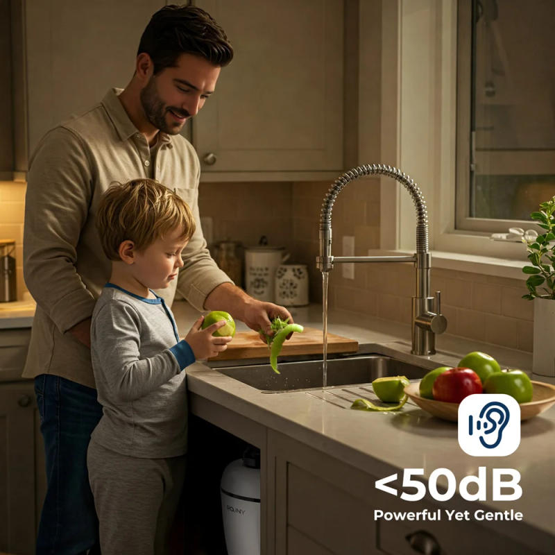 Description Picture 6 of itemContinuous Feed Garbage Disposal with Sound Reduction,3/4 HP Food Waste Disposer with Stainless Steel Grinding System