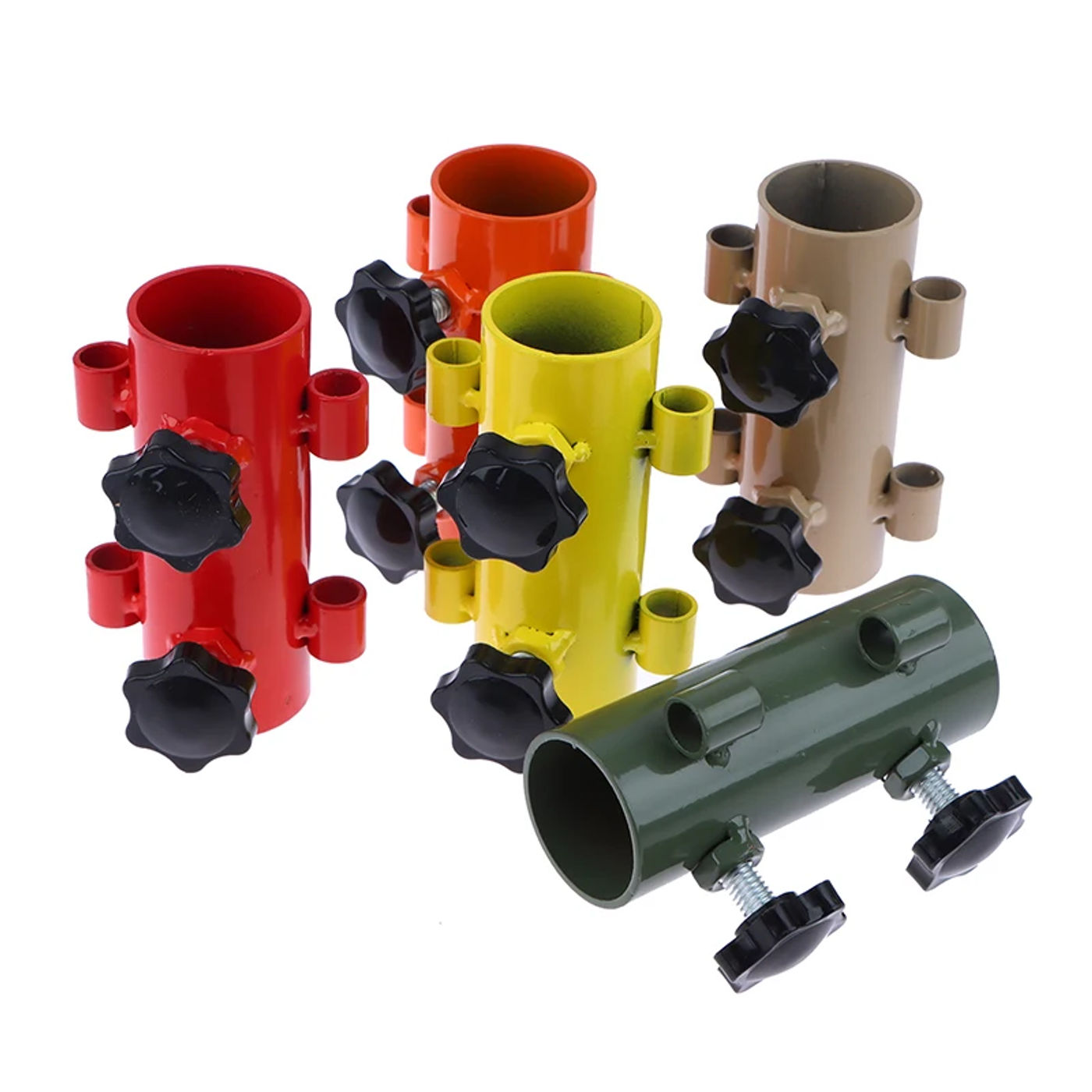 Description Picture 3 of itemColorful Awning Canopy Pole Fixing Pipe Ground Holder Adjustable Outdoor Camping Canopy Fixed Tube Tent Pole Accessories