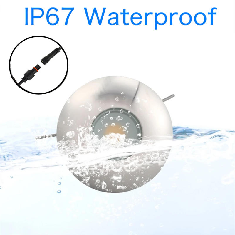 Description Picture 6 of item1W LED Deck Light IP67 Waterproof Stainless Steel Recessed Garden Stair Underground Bulb Lamp 12v Outdoor Spotlight with Driver