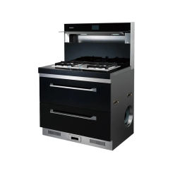 home kitchen appliance build in cabinet range hood+gas cooker+ oven free standing cooker