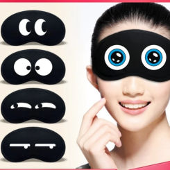 2023 Cartoon Sleep Eye Mask Cute Funny Eye Cover Sleeping Mask Kids Eye Shade Band Blindfolds Sleep Aids Travel Rest Eye patch