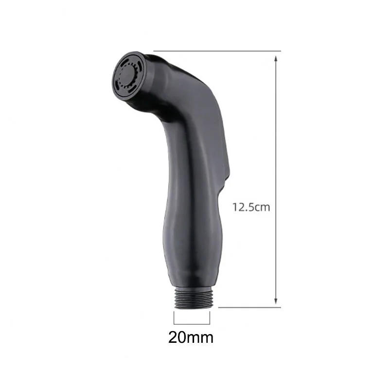 Description Picture 3 of itemBlack Bathroom Toilet wash Bidet Faucet Spray Gun Sprayer shower head Anal self cleaning Handheld water tap valve hose holder o