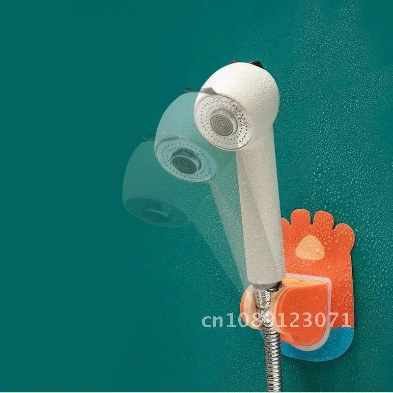 Description Picture 6 of itemPunch-free Bathroom Shower Head Holder Self-Adhesive Wall Mounted Shower Brackets Handheld Showerhead Fixed Support Bath Tools