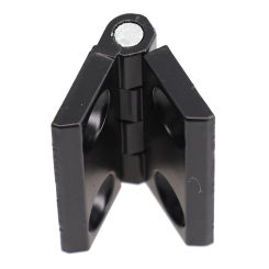 Door Hinges Hinge High-quality Zinc Alloy 1PCS Cabinet Aluminium Box Corrosion-resistant Door Metal Black Hinges Practical