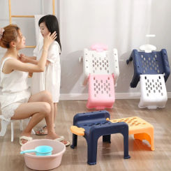 Minimalistic Stool Shampoo Chairs Artifact Hair Wash Children Home Shampoo Chairs Bed Folding Fotel Fryzjerski Furniture QF50SC