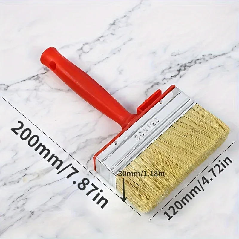 Description Picture 4 of item1/3 Pack Thickened Long-Bristled Decorative Wall Brush Paint Paint Soft-Bristled Decorative Wall Brushing Tool Easy To Clean