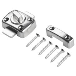 Latch ZincAlloy Bolt Door Lock Cast Hook Latch Lock Replacement Toilet Door Right Angle Sliding Gate Lock With Screw