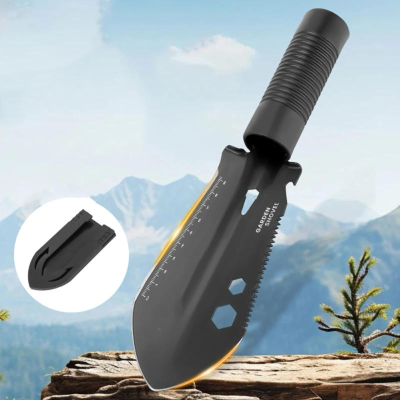 Description Picture 2 of itemOutdoor Camping Shovel 65 Manganese Steel Portable Engineer Shovel 8 Functions Outdoor Garden Shovel Multifunctional Hand Tools