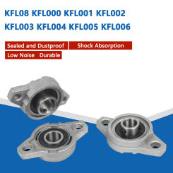 1pc Bearing Housing KFL08 KFL000 KFL001 KFL002 KFL003 KFL004 KFL005 KFL006 Zinc Alloy Mounted Bearing Shaft Pillow Block Housing