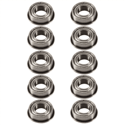 10 Pcs F688ZZ Flanged Radial Ball Bearings Metal Steel Double Shielded Flange Ball Bearing, 8 x 16 x 5mm for Motor
