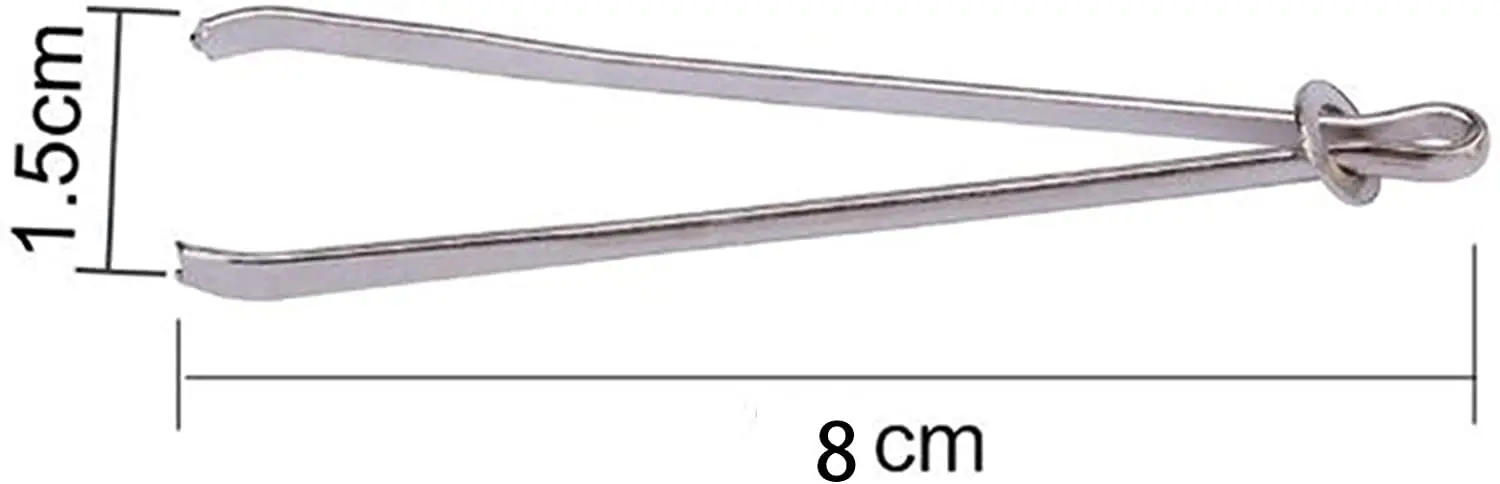 Description Picture 3 of item2pcs high quality Garment Clips Sewing DIY tools Elastic band Tape punch Cross stitch Practical wear elastic clamp (wear rope)