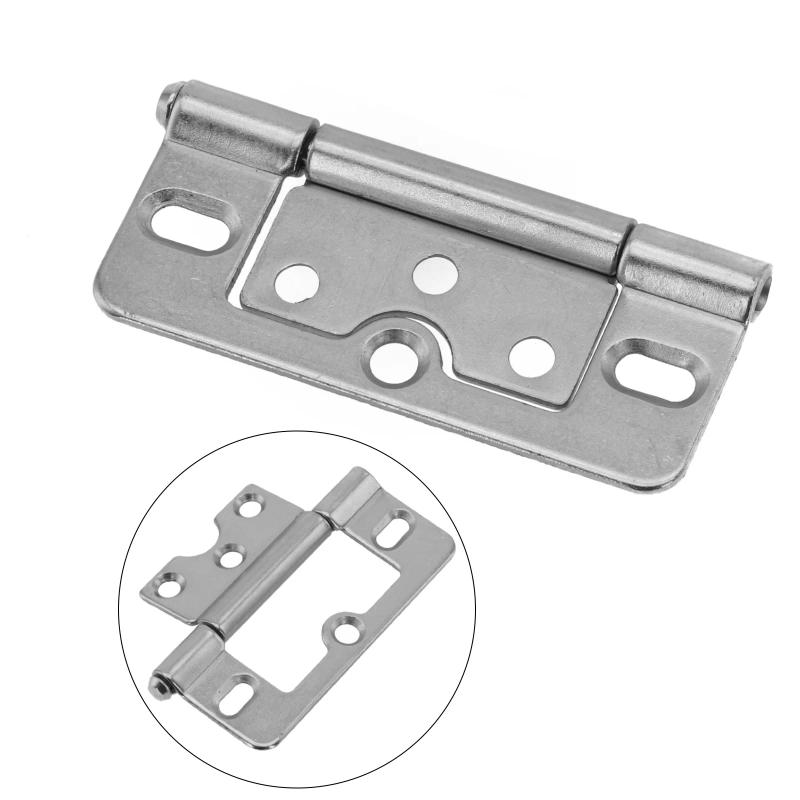 Description Picture 5 of item1pc Detachable Door Hinge Iron Flush Door Hinges For Cupboard Wardrobe Cabinet Louvre Furniture Hardware Removable Hinge