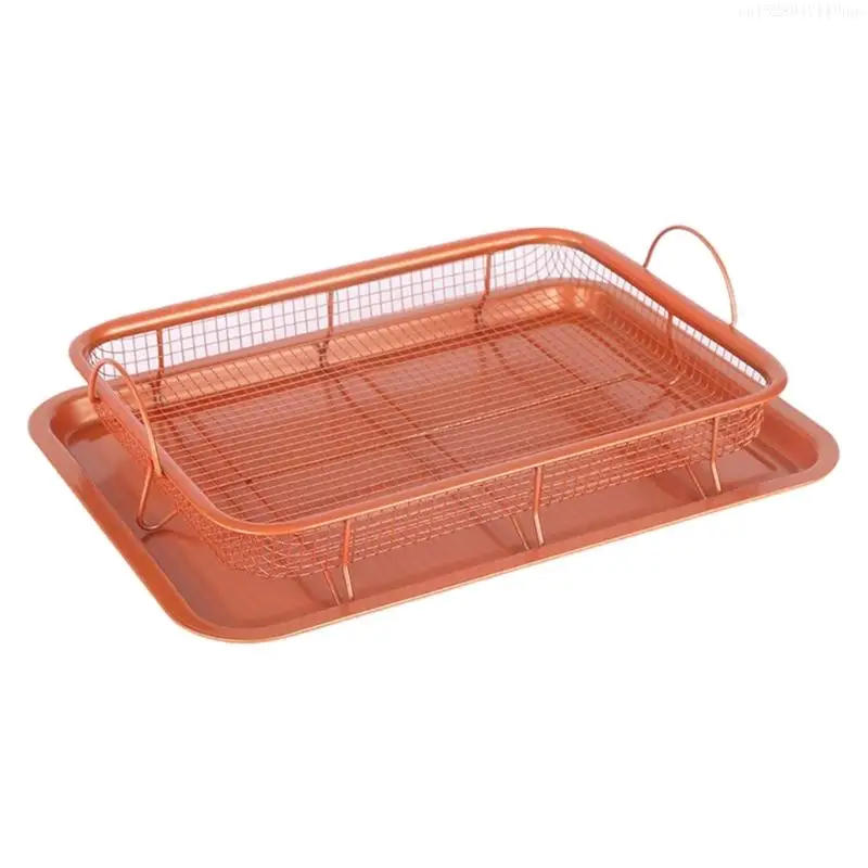 Description Picture 2 of itemCrisper Tray Air Fryer Tray for Oven Deluxe Air Fry Oven Air Fryer Basket Tray Air Fryer Baking Pan Air Fryer Basket R9UD