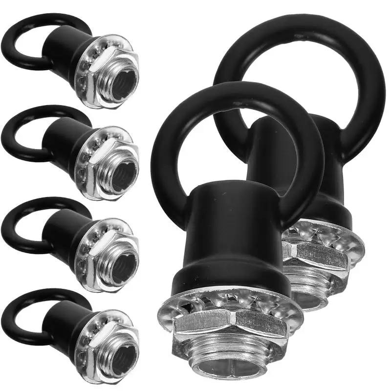 Description Picture 3 of item6 Pcs Lighting Accessories Ceiling Hanging Hook Hooks for Pendant Loop Eye Nut Fixture Lantern Lamp Parts Making Lamps
