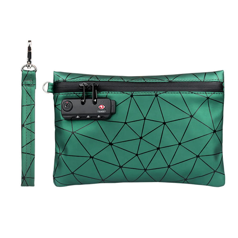 Description Picture 6 of itemCHANCHAN Smell Proof Bag Pipe Bag Set Smoking Set Kit Accessories with Lock Carbon Lined for Herb Tobacco Storage Pouch