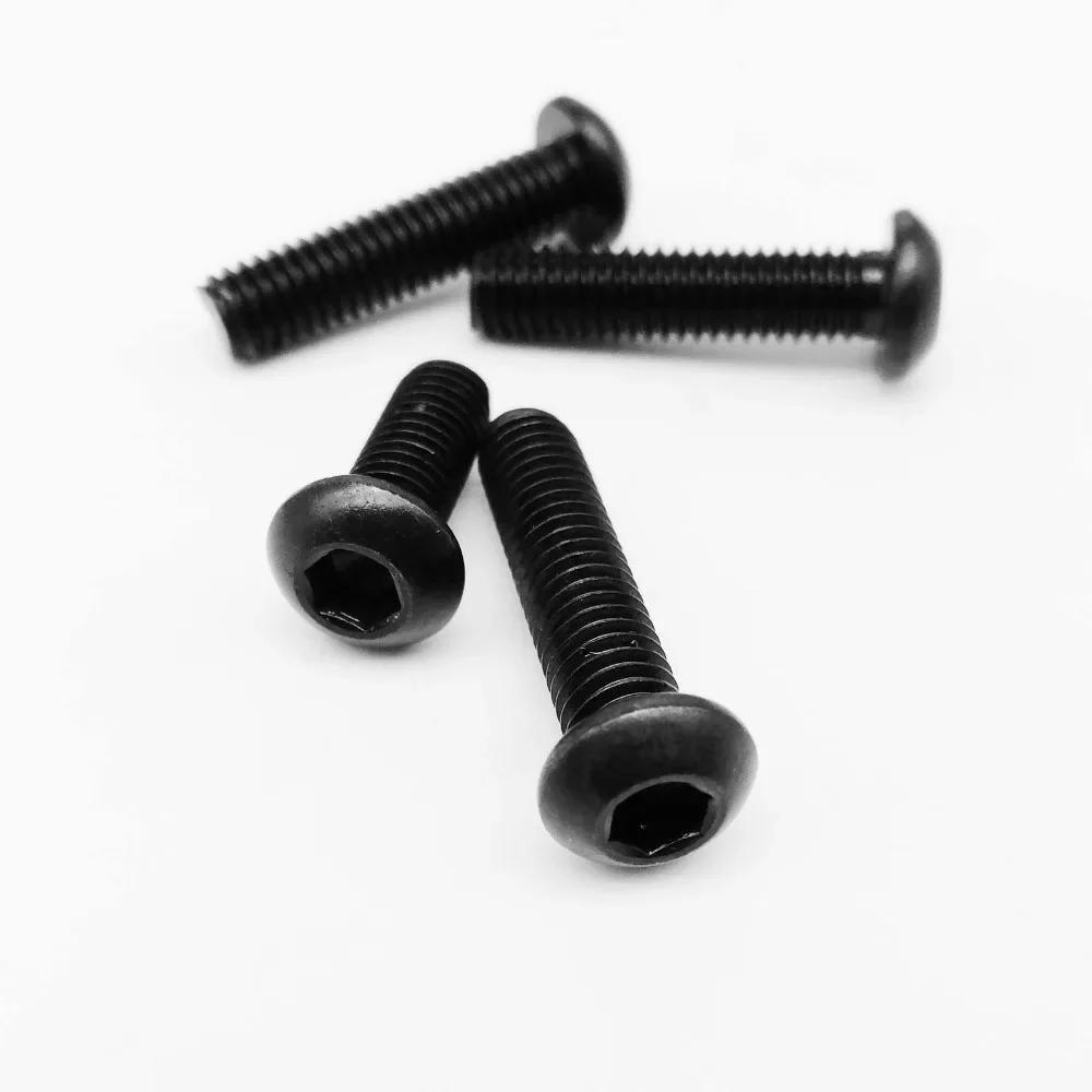 Description Picture 6 of item2/50pcs ISO7380 M2 M2.5 M3 M4 M5 M6 M8 Black 304 A2 Stainless Steel Hexagon Hex Socket Button Allen Head Screw Bolt High Quality