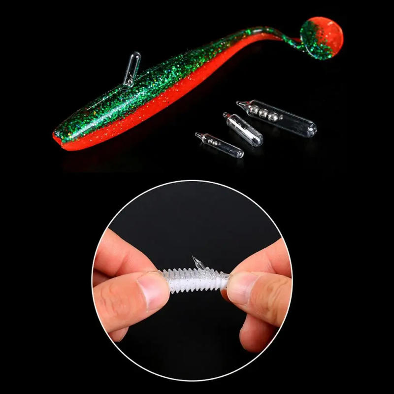 Description Picture 6 of item10pcs Baits Tools Fishing Bead Sound Bar Steel Ball Shake Attract Glass Attract Fish Tie Tying Sound Bar Soft Fishing Lure