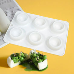 6 cell Muffin Silicone Mold Bonsai DIY Cupcake Cookies Fondant Baking Pan Non-Stick Pudding Steamed Cake Tool Pastry Donuts Mold