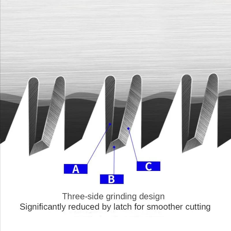 Description Picture 5 of item310MM Steel Saw Double Edged Japanese Pull Saw Flexible Blade Hand Saw for Woodworking Cutting Saw
