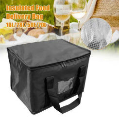 Insulated Thermal Cooler Bag Cool Lunch Foods Drink Boxes Drink Storage Large Chilled Bags Zip Picnic Camping Tin Foil Food Bags