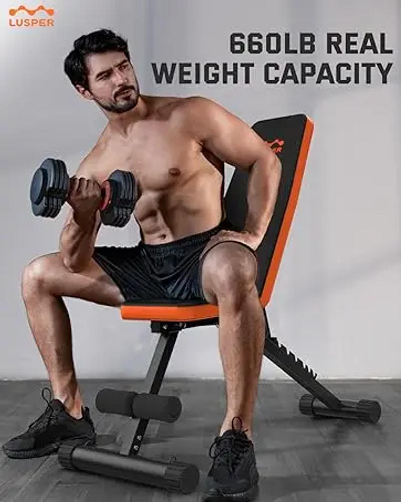 Description Picture 5 of itemWeight Bench for Home Gym, Adjustable and Foldable Weight Bench, Multi-Purpose Workout Bench for Bench Press Sit up Incli