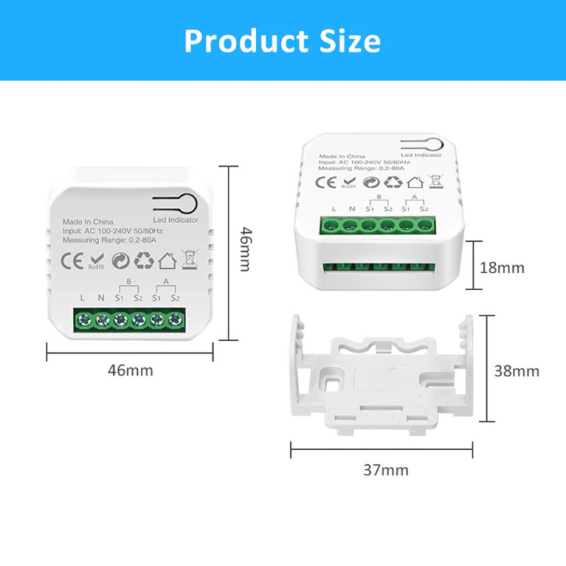 Description Picture 6 of itemFor -Tuya Wifi Intelligent Energy Meter Solar PV System Power Production Consumption Bidirectional Monitoring Meter APP Control