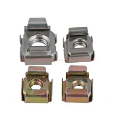 M4-M12 Cage Nuts 304 Stainless Steel Quartet Floating Cassette Card Nuts Mount Server Rack Cabinet PC Rackmount Captive