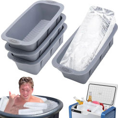 Silicone Baking Molds Ice Blocks Maker Rectangular Cake Pans Non-Stick Bundt Forms Jello Buntcake Ice Tray Mould