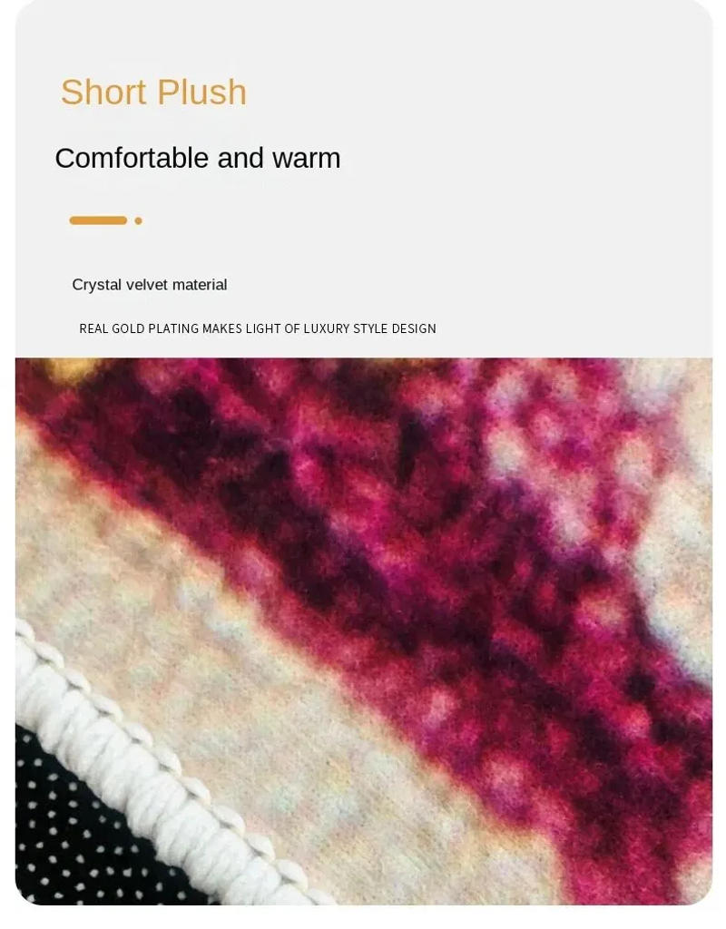 Description Picture 3 of itemVIKAMA 40*60CM 3D Stereo Vision Living Room Carpet Vortex Bedroom Full of Bed Side Blanket Sofa Blanket Mat