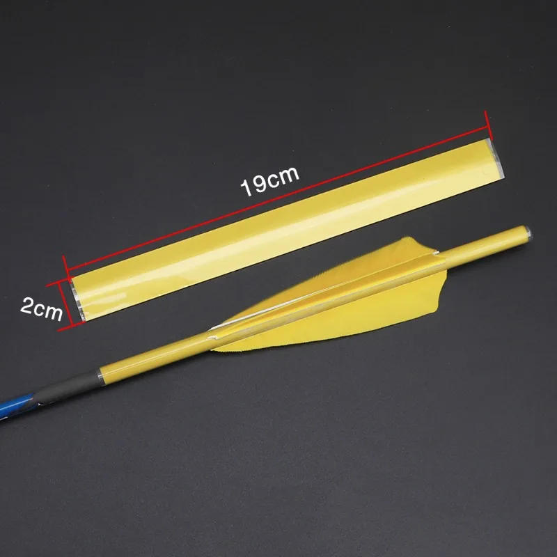 Description Picture 4 of item15pcs Arrow Paper Archery DIY Heat Shrinkable Arrow Sticker Paster Wraps For Arrow Shaft