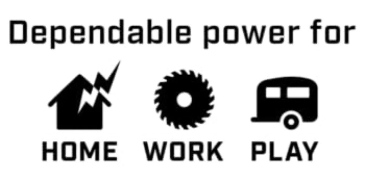 Description Picture 4 of item9000-Watt Electric Start Tri Fuel Home Backup Portable Open Frame Inverter Generator with Quiet Technology and CO Shield