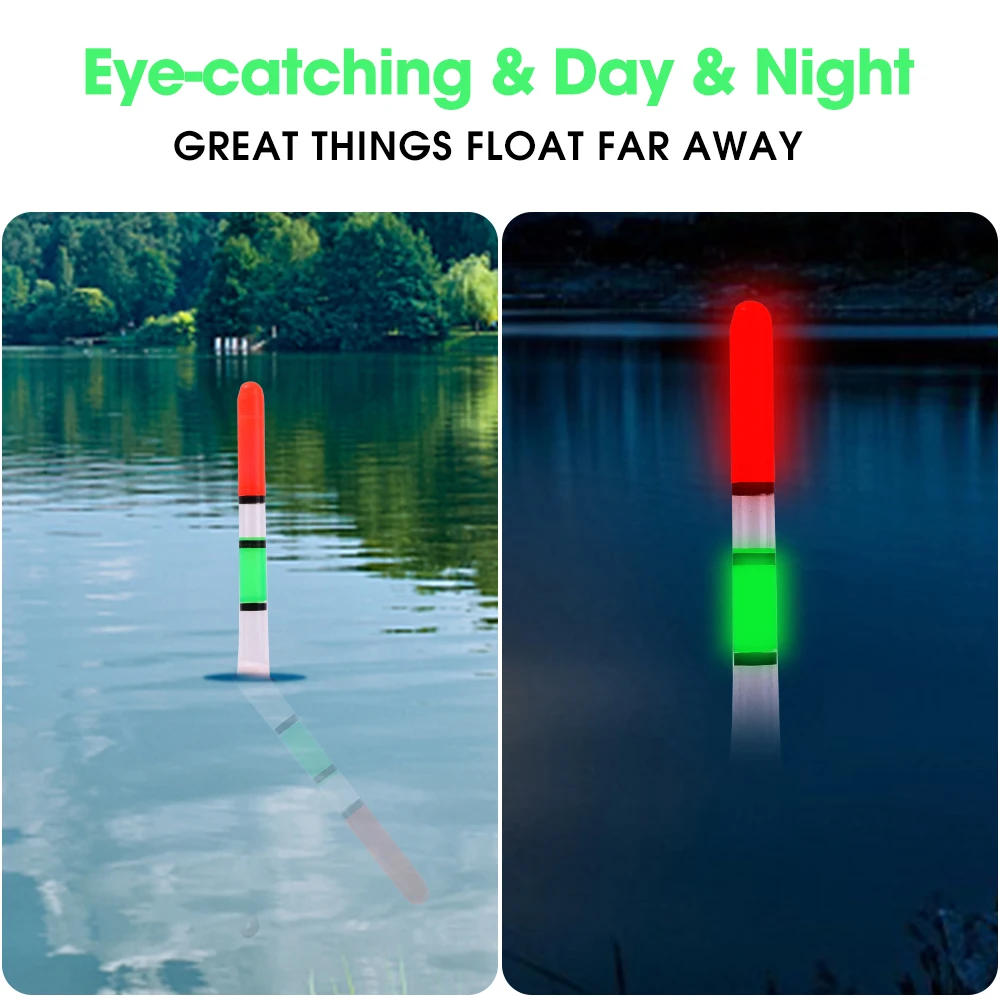 Description Picture 5 of item10/15/20g EVA Luminous Fishing Night Float Light Stick Foam Plastic Bobber Sea Rock Fishing Striking Floats Fishing Accessories