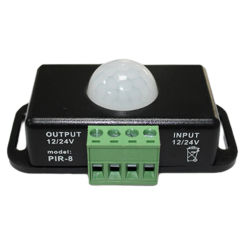 DC 12V/24V Body Infrared Sensor Infrared Motion Detector LED Motion Sensor Switch PIR Motion Sensor for LED Strips/Bulbs