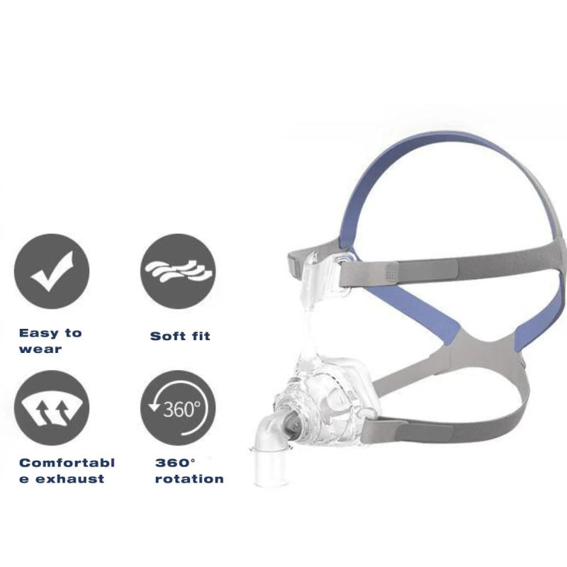 Description Picture 4 of itemOriginal Resmed Mirage FX Nasal mask For CPAP Sleeping Auxiliary Domestic Nasal mask Including Headgear Frame Tube