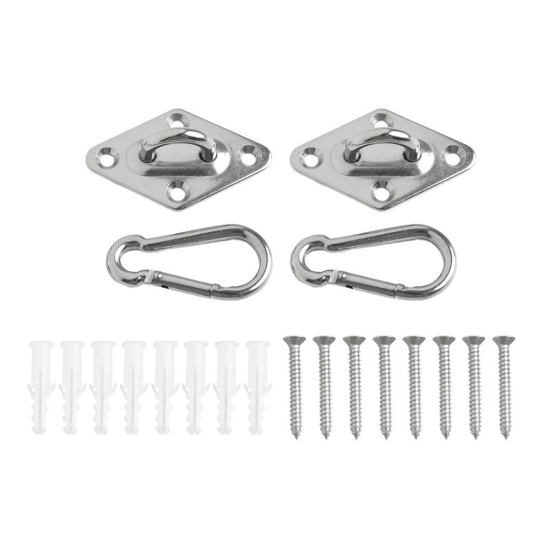 Description Picture 3 of itemHigh Quality Ceiling Hanging Hook 8 X Expansion Tubes 8 X Screws Bracket Chair Ceiling Hanging Hook Stainless Steel