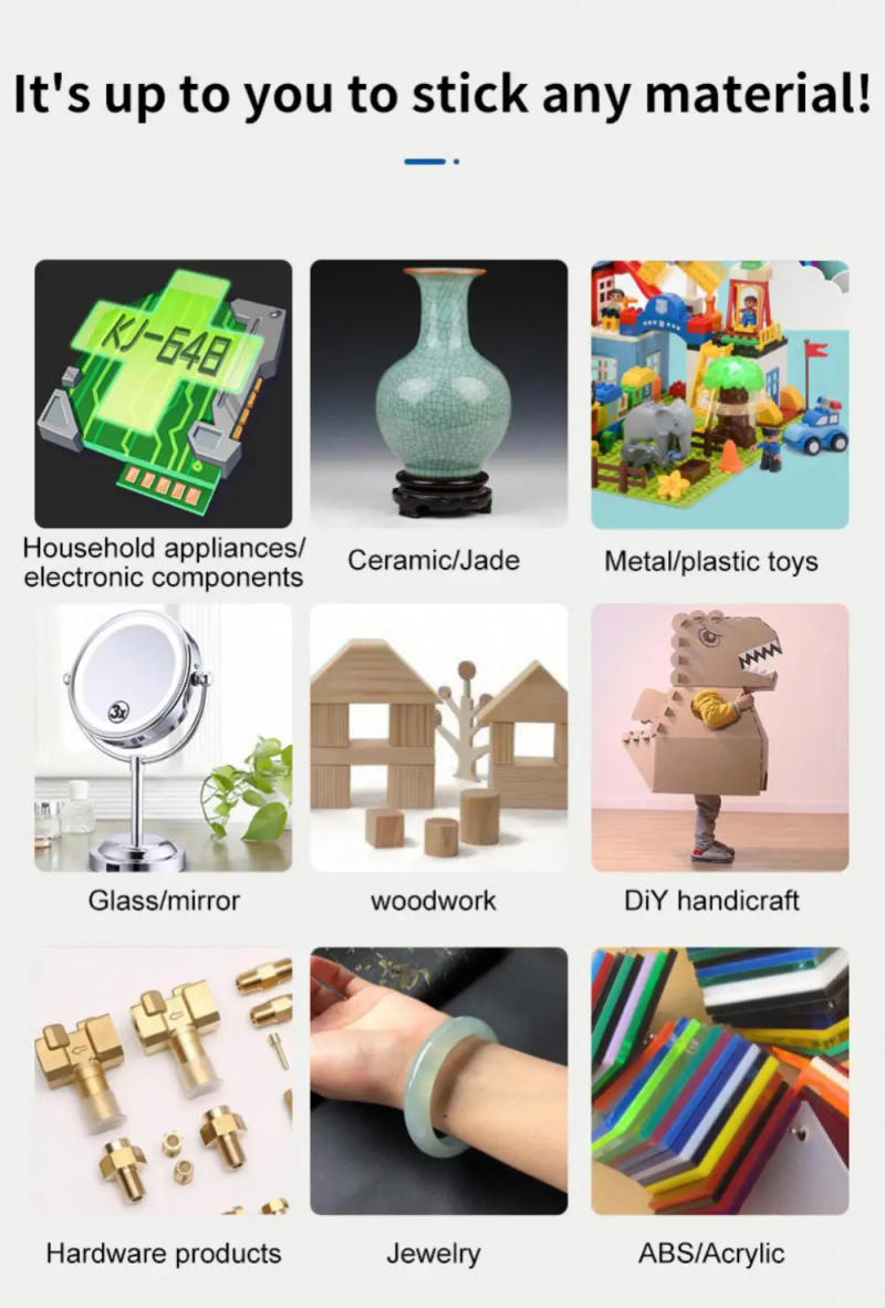 Description Picture 6 of itemKafuter K10 50ML UV Shadowless Glue Clear Transparent Adhesive For Glass Crystal Acrylic Stickup Gluing